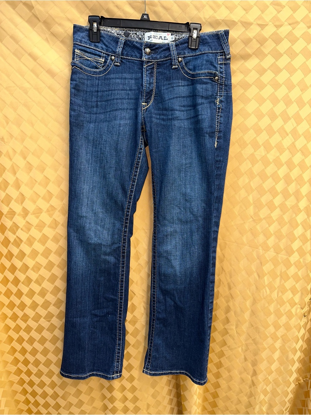 Ariat Women's Medium Dark Blue Straight-Leg Jeans
